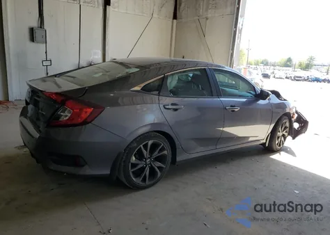 2020 Honda Civic Sport from USA, damaged, VIN 2HGFC2F82LH549291